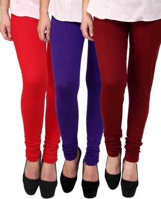 

Anekaant Legging(Red, Purple, Brown, Solid