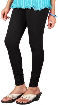 Anaro Churidar  Ethnic Wear Legging(Black, Solid)