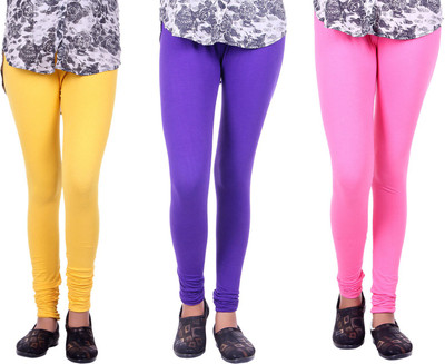 

Alisha Legging(Multicolor, Solid), Light yellow