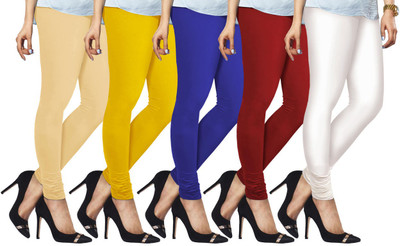 Lyra Ethnic Wear Legging(Dark Blue, Red, White, Beige, Yellow, Solid) Lyra Ethnic Wear Legging(Dark Blue, Red, White, Beige, Yellow, Solid)