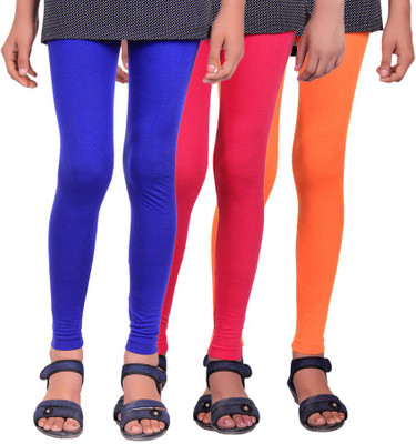 

Madona Legging For Girls(Multicolor, Royal blue & rani & orange