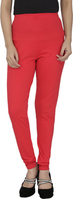 Anekaant Legging(Red, Solid