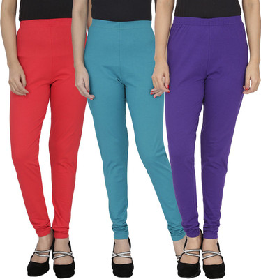 

Anekaant Legging(Red, Green, Purple, Solid