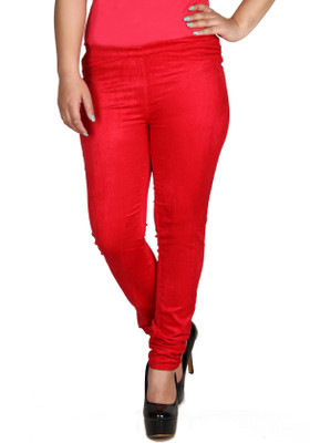 Fashion Cult Red Jegging(Solid
