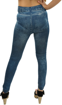 

Glam Quotient Blue Jegging(Printed