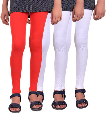 

Madona Legging For Girls(Multicolor, Red & white & white