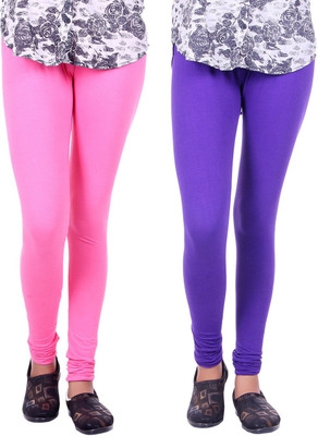 

Alisha Legging(Multicolor, Solid), Dark rani