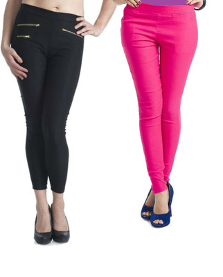 

Thinline Multicolor Jegging(Solid, Black