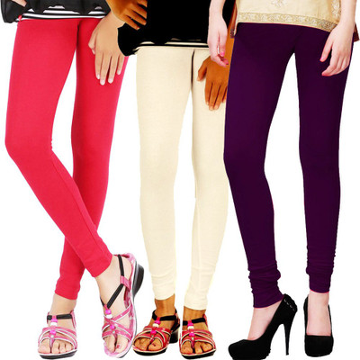 

WellFitLook Legging For Girls(Red, Red & half white & purple