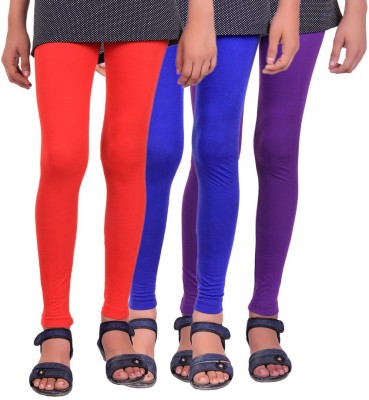 

Madona Legging For Girls(Multicolor, Red & royal blue & purple