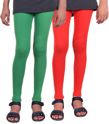 

Madona Legging For Girls(Multicolor, Green & red