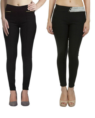 

Thinline Multicolor Jegging(Solid, Black