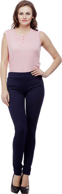 

Purple Feather Dark Blue Jegging(Solid