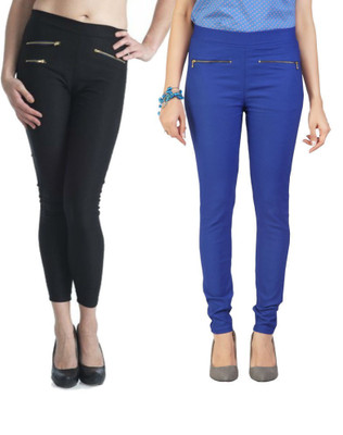 

Thinline Multicolor Jegging(Solid, Black