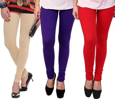 F n Me Ethnic Wear Legging(Multicolor, Solid)