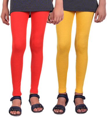 

Madona Legging For Girls(Multicolor, Red & yellow