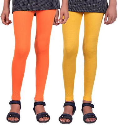 

Madona Legging For Girls(Multicolor, Orange & yellow