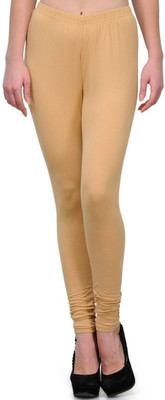 BuyNewTrend Churidar Ethnic Wear Legging(Beige, Solid) BuyNewTrend Churidar Ethnic Wear Legging(Beige, Solid)