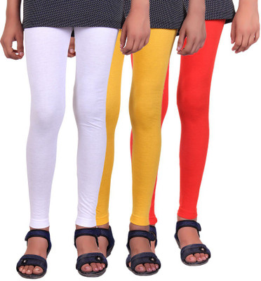 

Madona Legging For Girls(Multicolor, White & yellow & red