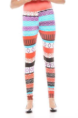 Global Trendz Ethnic Wear Legging(Multicolor, Printed)