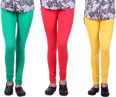 

Alisha Legging(Multicolor, Solid, Green