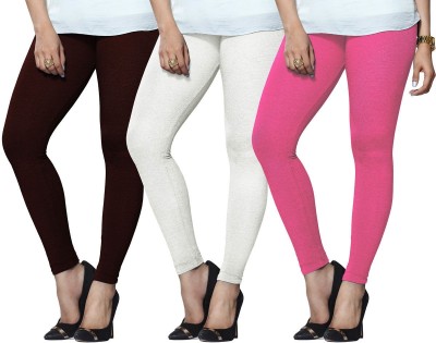 Lyra Ethnic Wear Legging(White, Maroon, Pink, Solid)