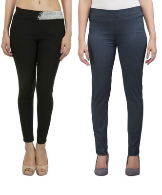 Thinline Multicolor Jegging(Solid, Black