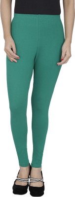 Anekaant Ethnic Wear Legging(Green, Solid)