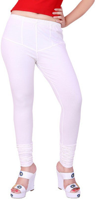 

Fck-3 Legging(White, Self Design