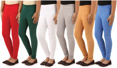 

Lil Orchids Legging For Girls(Multicolor, Red