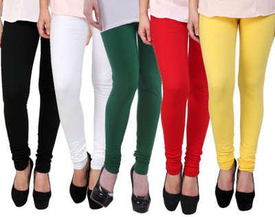 F n Me Ethnic Wear Legging(Multicolor, Solid)