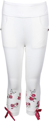 35% OFF on Cutecumber Jegging For Girls(White) 35% OFF on Cutecumber Jegging For Girls(White)