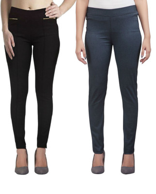 

Thinline Multicolor Jegging(Solid, Black