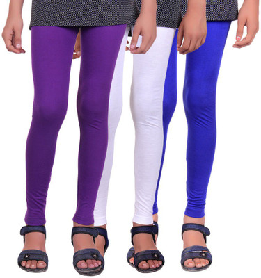 

Madona Legging For Girls(Multicolor, Purple & white & royal blue