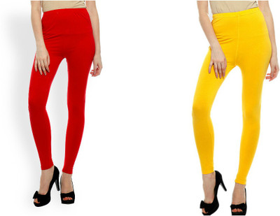 Kamaira Ethnic Wear Legging(Red, Yellow, Solid) Kamaira Ethnic Wear Legging(Red, Yellow, Solid)