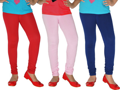Zingalala Legging For Girls(Red, Multicolour
