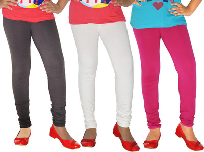 

Zingalala Legging For Girls(White, Multicolour