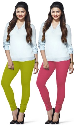 Lyra Ethnic Wear Legging(Green, Pink, Solid)