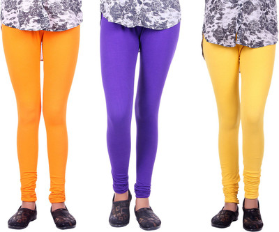 Alisha Legging(Multicolor, Solid, Orange