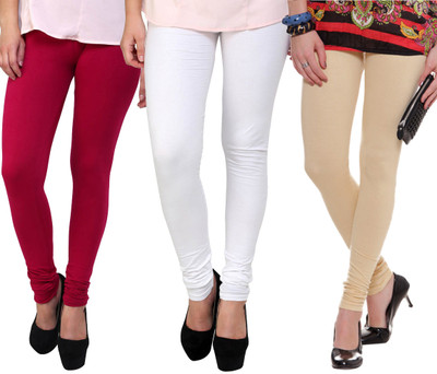 F n Me Ethnic Wear Legging(Multicolor, Solid)