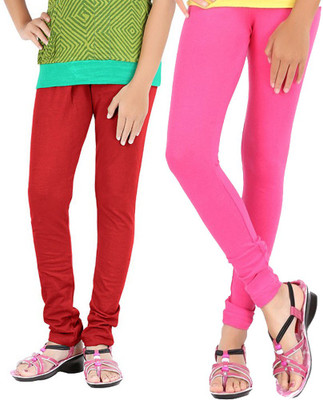 

WellFitLook Legging For Girls(Red, Red & pink
