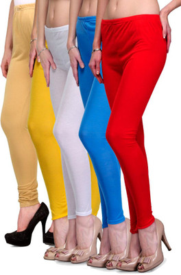 

Rowena Churidar Legging(Beige, Yellow, White, Light Blue, Red, Solid)