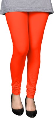 PAMO Ethnic Wear Legging(Orange, Solid)