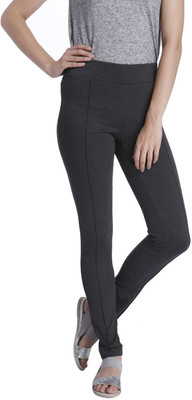 

Vero Moda Grey Jegging(Solid, Dark grey melange