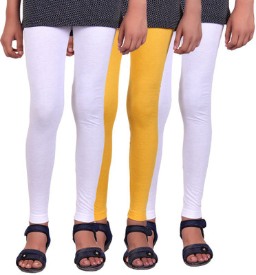 

Madona Legging For Girls(Multicolor, White & yellow & white