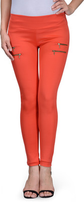 

Being Fab Orange Jegging(Solid