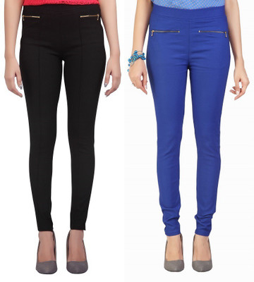 

Thinline Black Jegging(Solid, Black and blue