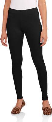 Meandfashion Ankle Length Ethnic Wear Legging(Black, Solid)