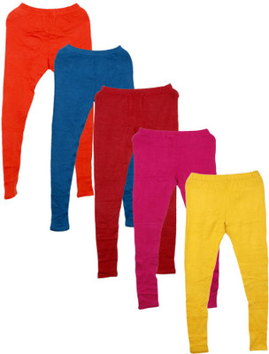 Toddy Ankle Length  Ethnic Wear Legging(Blue, Solid)