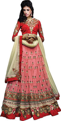 

Ishin Embellished Lehenga, Choli and Dupatta Set(Multicolor